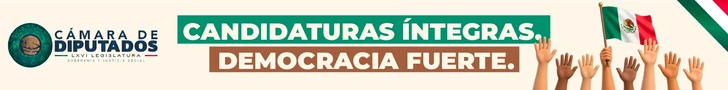 Cámara de Diputados: Candidaturas íntegras, democracia fuerte